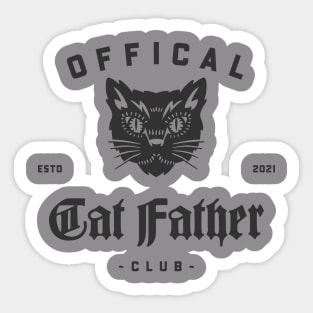 cat father Sticker